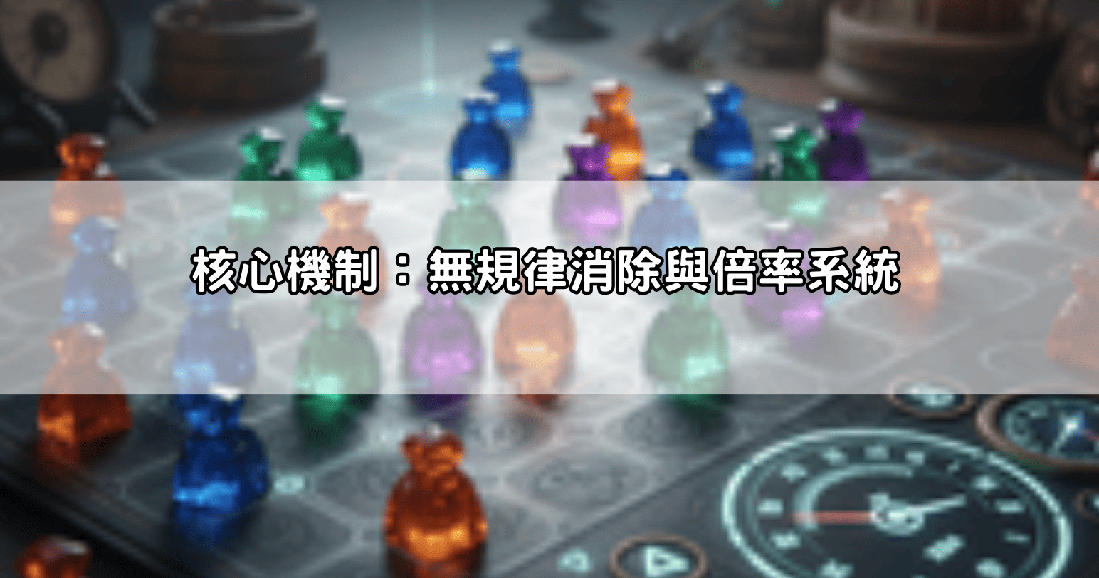 核心機制：無規律消除與倍率系統