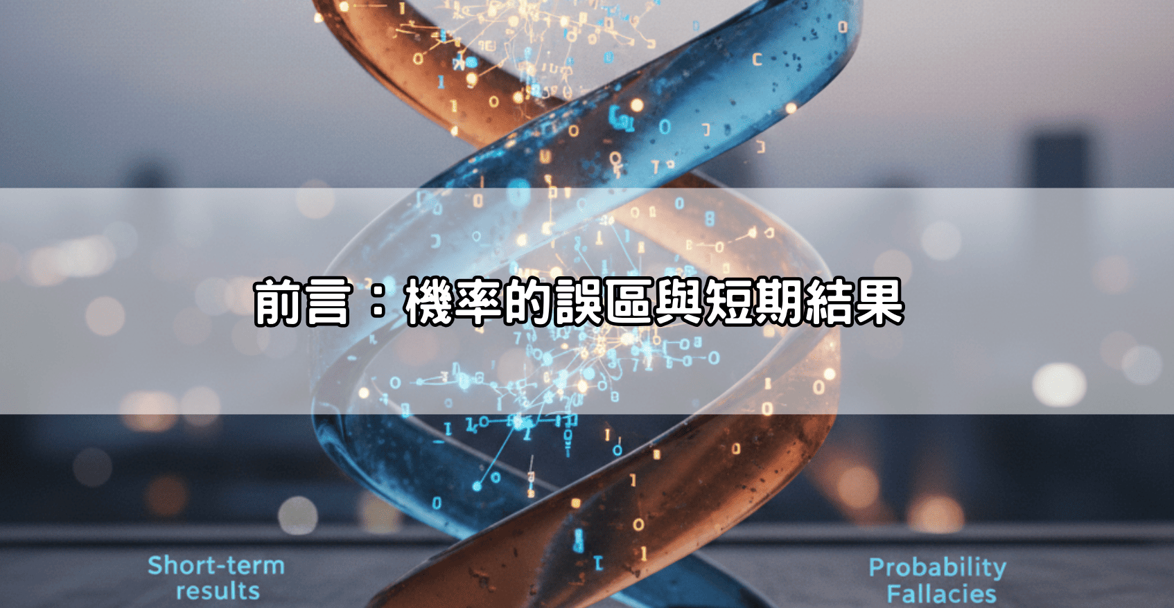 前言：機率的誤區與短期結果