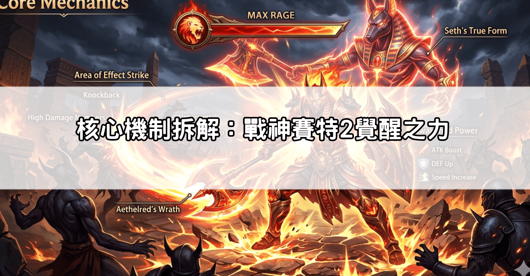 核心機制拆解：戰神賽特2覺醒之力
