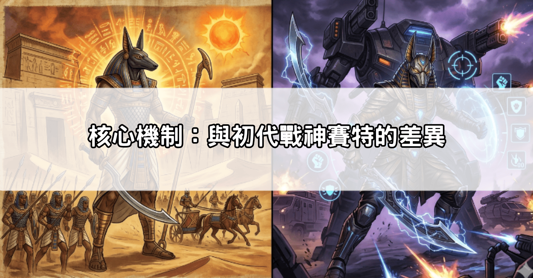 核心機制：與初代戰神賽特的差異