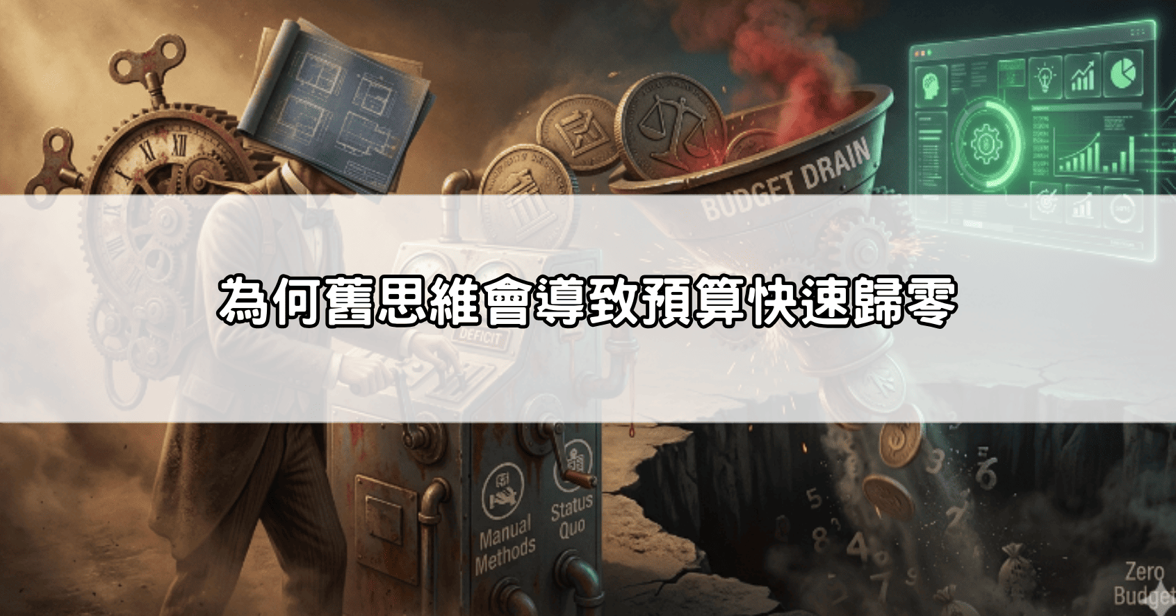 為何舊思維會導致預算快速歸零
